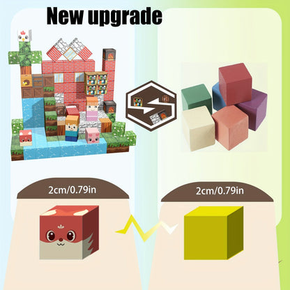 Magnetic Blocks STEM Building Toys for Kids 48/54/64/100/102/108pcs, Sensory Magnetic Tiles Set for Boys Girls Ages 3 4 5 6 7 8 9 10