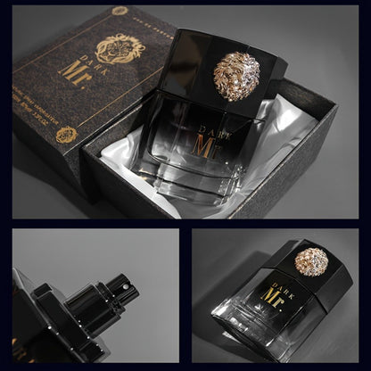 Men's Cologne Spray, Mr. Blue Lion Masculine EDT, Fresh Woody Scent for Sports Business Romance, Elegant Gift for Him