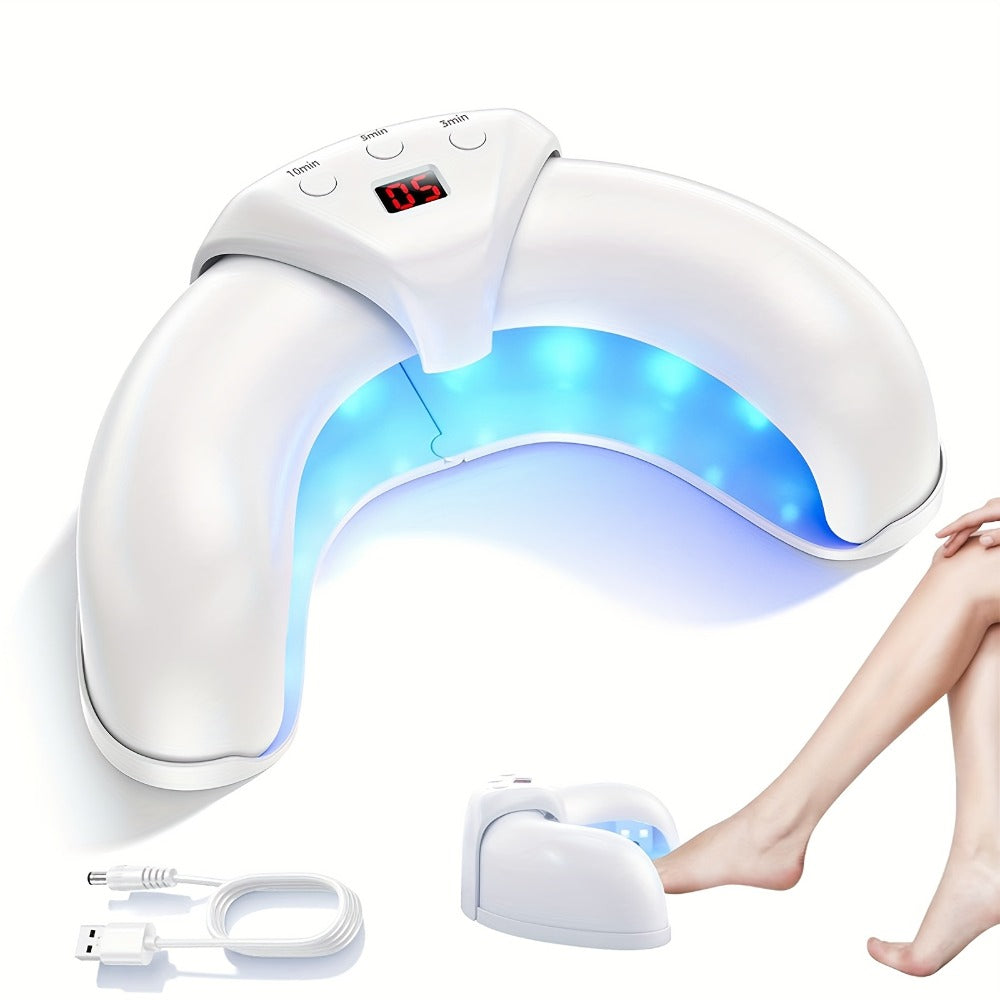Nail Fungus Laser Treatment Device FDA Cleared - Blue Light 470nm & Infrared 910nm, 3/5/10 Min Timer
