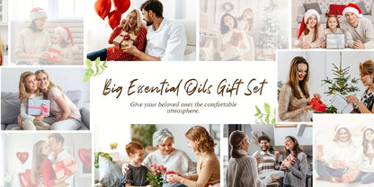 Essential Oil Gift Set with 12, 26, 32 or 48 Five-Milliliter Bottles and Assorted Scent Labels