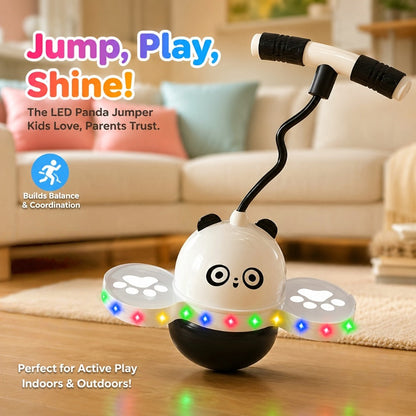LED Light Up Bouncing Ball for Kids, Colorful Illuminated Balance Toy for Indoor & Outdoor Play, Fun Pink & Interesting Black