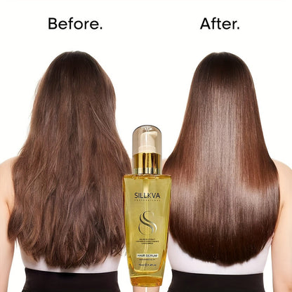 Argan Oil Hair Serum 2 Pack Anti-Frizz Nourishing Treatment for Dry Damaged Frizzy Flyaway Hair Moisturizing Smoothing Lightweight Leave-In