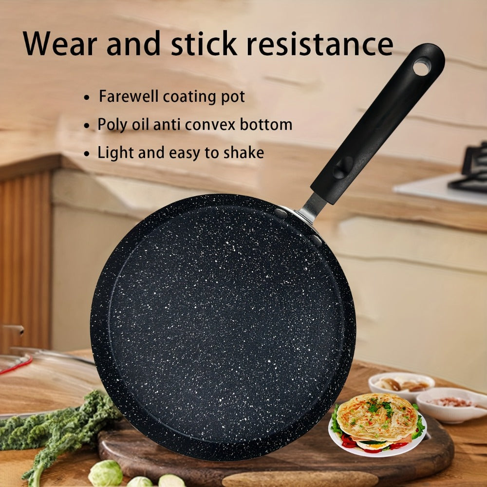 Non-Stick Cookware Set 4pcs Aluminum Frying Pan Kitchen Cooking Set Even Heat Distribution for Home Cooking, Dining and Outdoor Meals