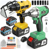 Drill Wrench with 2 batteries