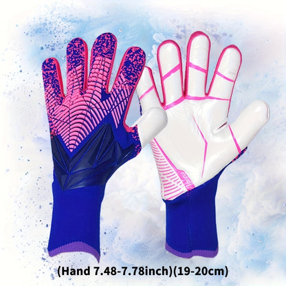 Silicone Grip Goalkeeper Gloves with Superior Traction – Available in 6 Colors & 5 Sizes, Professional Soccer & Rugby Goalie Gloves for Men