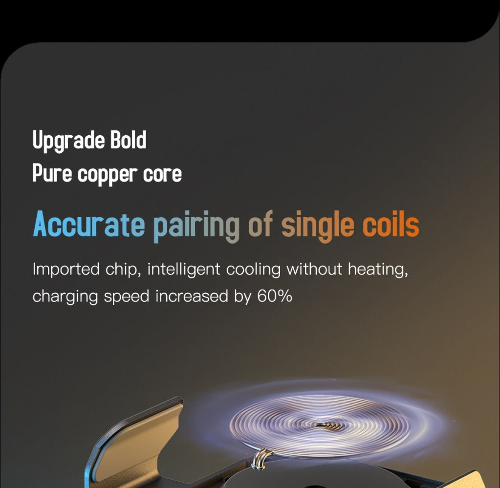 Car Wireless Charger 15W Auto-Align Smart Sensor FOD Detection Auto-Sensing Infrared Clamp 4mm for an Everyday Personal Care Routine