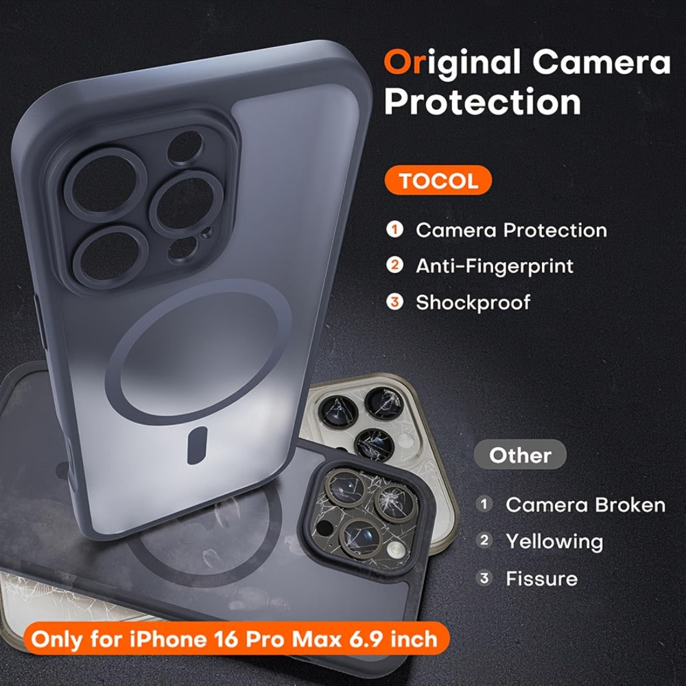 MagSafe iPhone Case Magnetic Matte Translucent Drop-Resistant Full Camera Protection Slim Frosted for an Everyday Personal Care Routine
