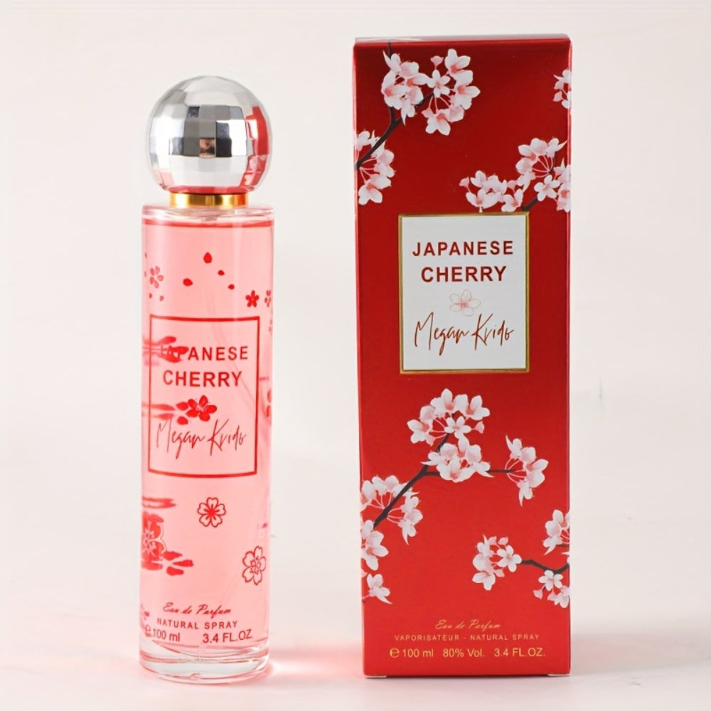 100ml/3.38oz Women's Perfume Spray for Hair & 1Body - Cherry Blossom Eau de Toilette, Floral Scent with Fragrance