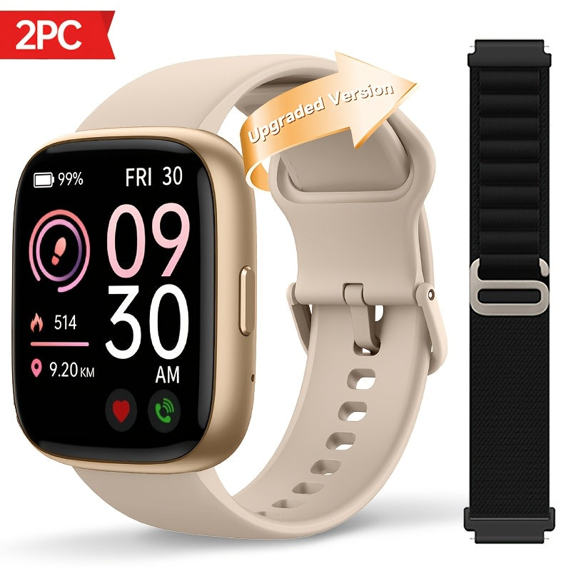 Smartwatch Alexa Built-in 1.83" HD – Wireless Calling, 100+ Sport Modes, Heart Rate, SpO2 and Sleep Readouts, Optional Woven