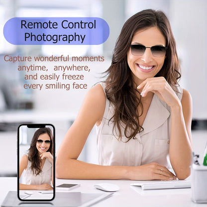Smart Glasses Photochromic Audio Eyewear with Open-Ear Speaker, Microphone and Metal or Plastic Frames