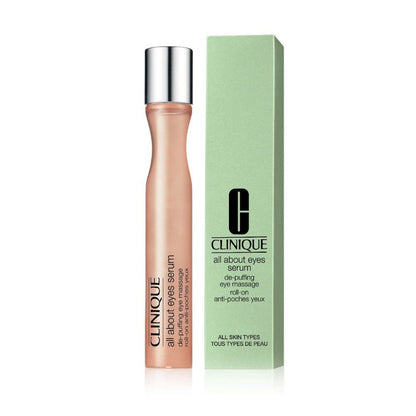 Cooling Roll On Eye Serum 15ml with Massage Roller Ball for a Lightweight Under Eye Care Routine