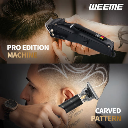 3-in-1 Hair Clipper Grooming Kit for Men – WEEME USB Rechargeable Cordless Beard Trimmer & Body Shaver Set, Home Barber Hair Cutting Kit