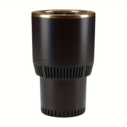 Car Cup Warmer & Cooler 2-in-1 – 12V Electric Heated & Cooled Beverage Holder for Car, Heats to 140°F Cools to 21°F