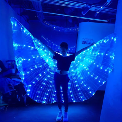 LED Feather Dance Costume Glowing Luminous with the Listed Color, Size or Set Options for Everyday Use