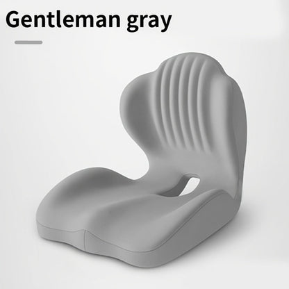 Memory Foam Seat Cushion Ergonomic with Back Support & Breathable Hollow Design – Comfortable Chair Pad for Office, Car Seat & Long Sitting