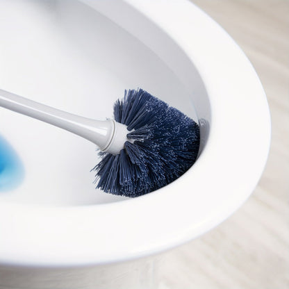 Toilet Plunger and Bowl Brush Combo Set for Bathroom Cleaning – Heavy Duty Plunger with Holder & Toilet Brush with Caddy