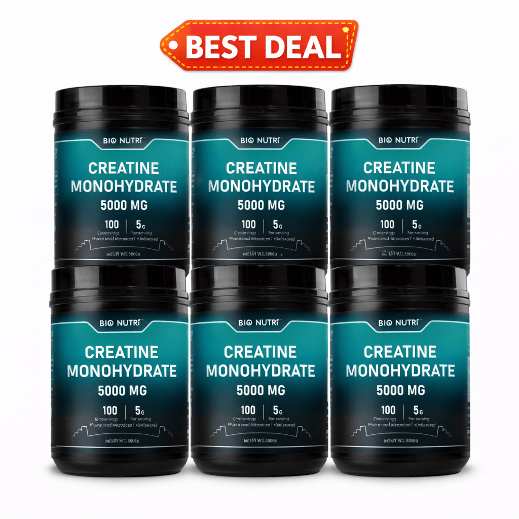 Creatine Monohydrate Powder 5000mg Per Serving 500g Pure Micronized Unflavored - Pre & Post Workout Supplement for Strength