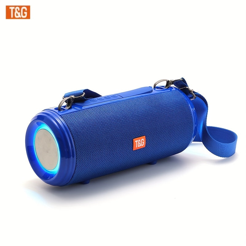 TG537 Portable Bluetooth Speaker with TWS Stereo Pairing, Hands-Free Calling, TF Card & USB Playback