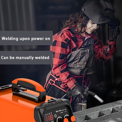 MIG Welder 3-in-1 Welding Machine 110V 105A Gasless MIG Stick ARC Portable Welder Kit with Rubber Case