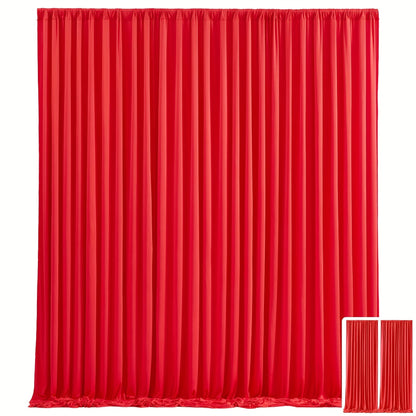 Party Backdrop Curtains 2pcs 59x118 Inch with Poles Wrinkle-Resistant Non-Transparent Fabric for an Everyday Personal Care Routine