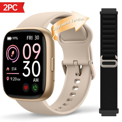 Smartwatch Alexa Built-in 1.83" HD – Wireless Calling, 100+ Sport Modes, Heart Rate, SpO2 and Sleep Readouts, Optional Woven