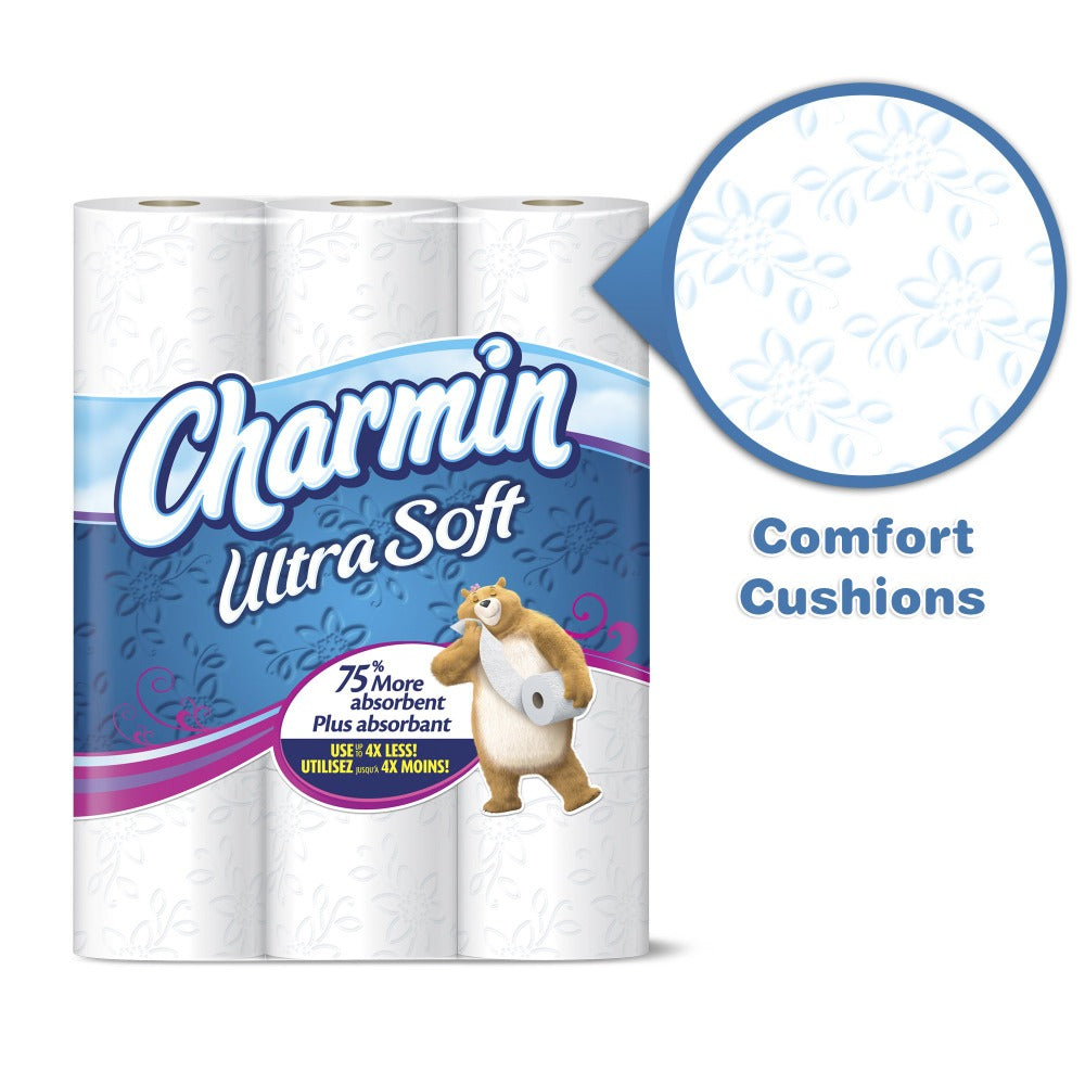 Charmin Ultra Toilet Paper Mega Roll - 2-Ply 200 Sheets per Roll, & Strong Bath Tissue, Available in Mega
