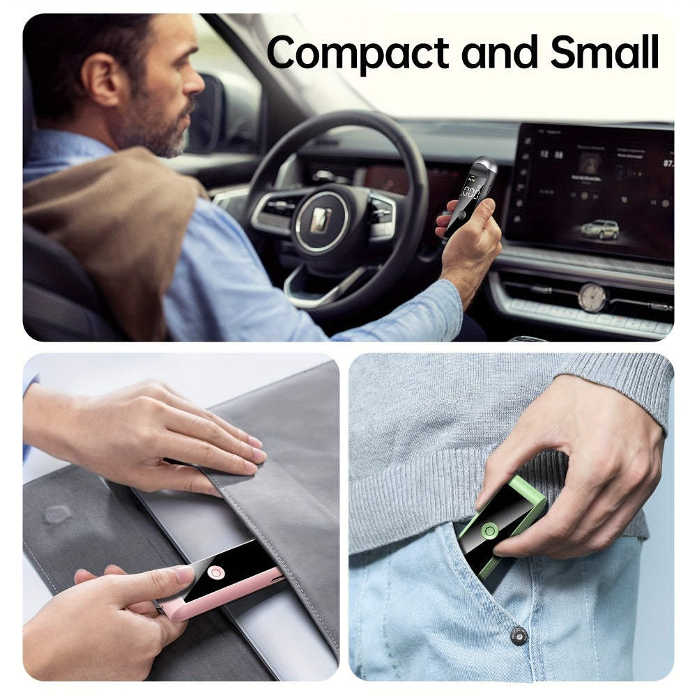 Rechargeable Breathalyzer Alcohol Tester, Professional Digital Breath Alcohol Detector, Portable Personal Breathalyzer with LCD Display