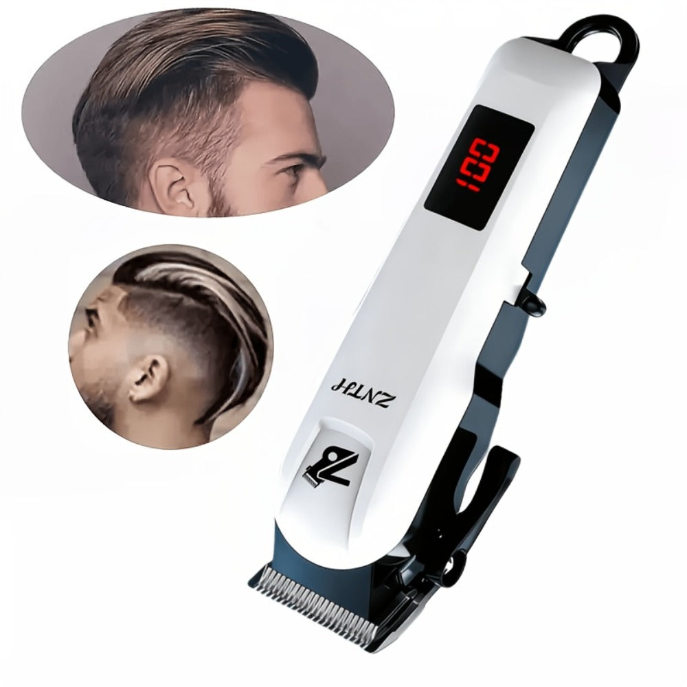 Professional Hair Clipper Kit 9-in-1 Trimmer for Haircut Bald Head Shaving LCD Display for Everyday Face, Beard and Body Grooming