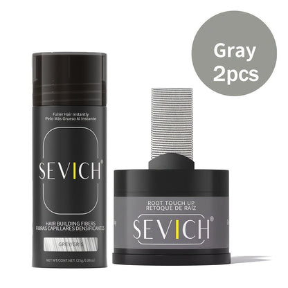 Thinning Hair Root Coverage Powder with Brush, Instant Hairline Concealer Natural Shadow Effect