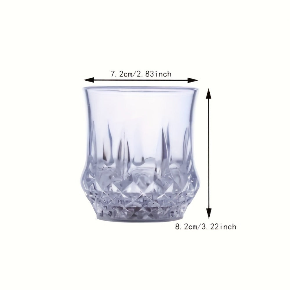 LED Light-Up Cups Glow in the Dark, Pineapple Induction Party Cups for Birthday Christmas Disco Valentine's Day (6.76oz)
