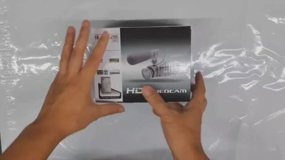 Digital Video Camera HD 1080P with Flip Screen & External Microphone, 16MP 16X Zoom Compact Camcorder for Family