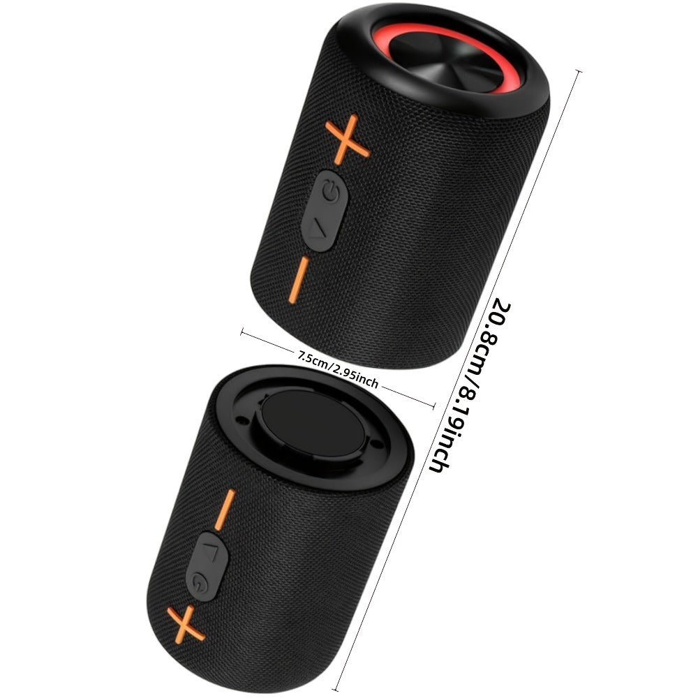 Portable Bluetooth Speaker S10 with RGB Breathing Lights, Dual-Channel Pairing and Battery or USB Power