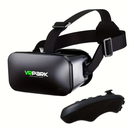 VR Headset All-in-One 3D Standalone with Motion Tracking, Adjustable Headband & Nose Pad, VR Park System for Games
