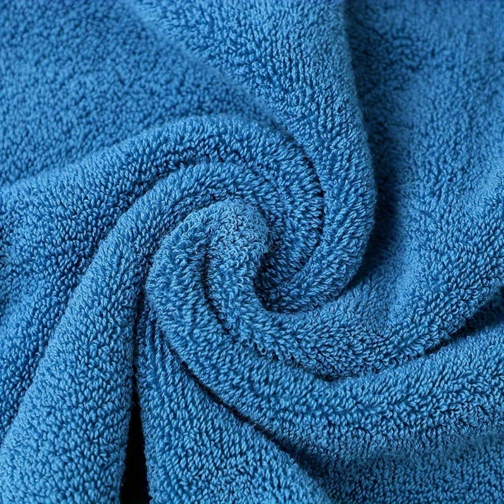 Embroidered Cotton Towel Set 3-Piece – 400g/㎡ Soft Absorbent Lint-Free Bath Towel Hand Towel Set for Home Spa Salon
