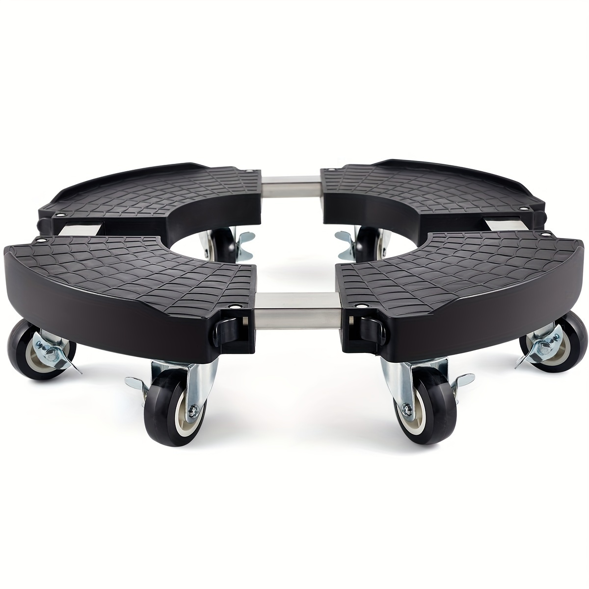 Plant Caddy with Wheels | 330 Lbs Heavy Duty, 8 Lockable Casters, Fits 8"-22" Pots