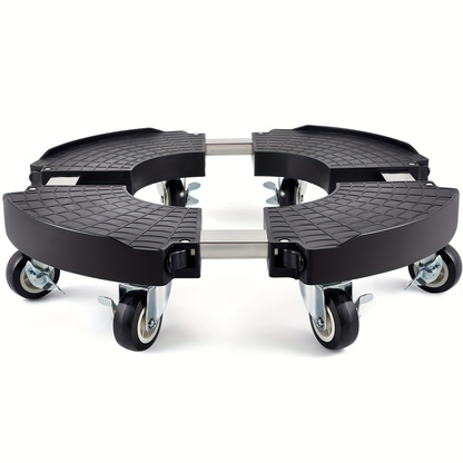 Plant Caddy with Wheels | 330 Lbs Heavy Duty, 8 Lockable Casters, Fits 8"-22" Pots
