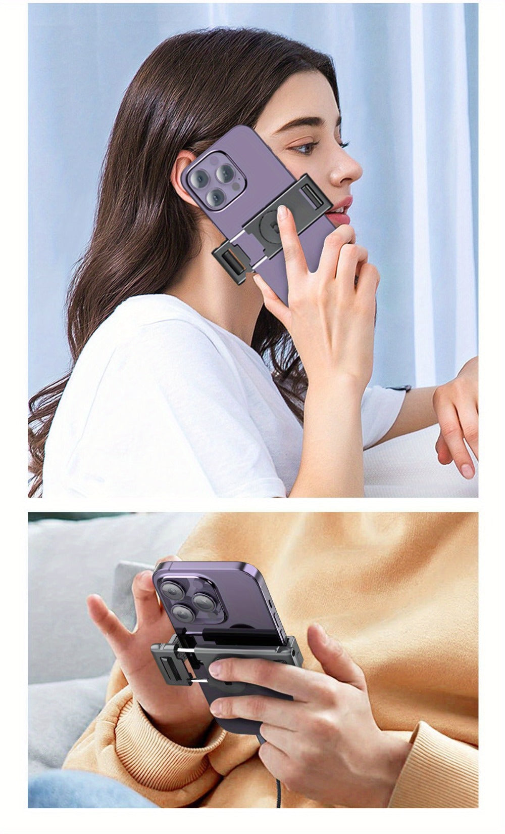 Gesture Control Auto Face Tracking Tripod with 360° Rotation & Wireless Remote No App Required