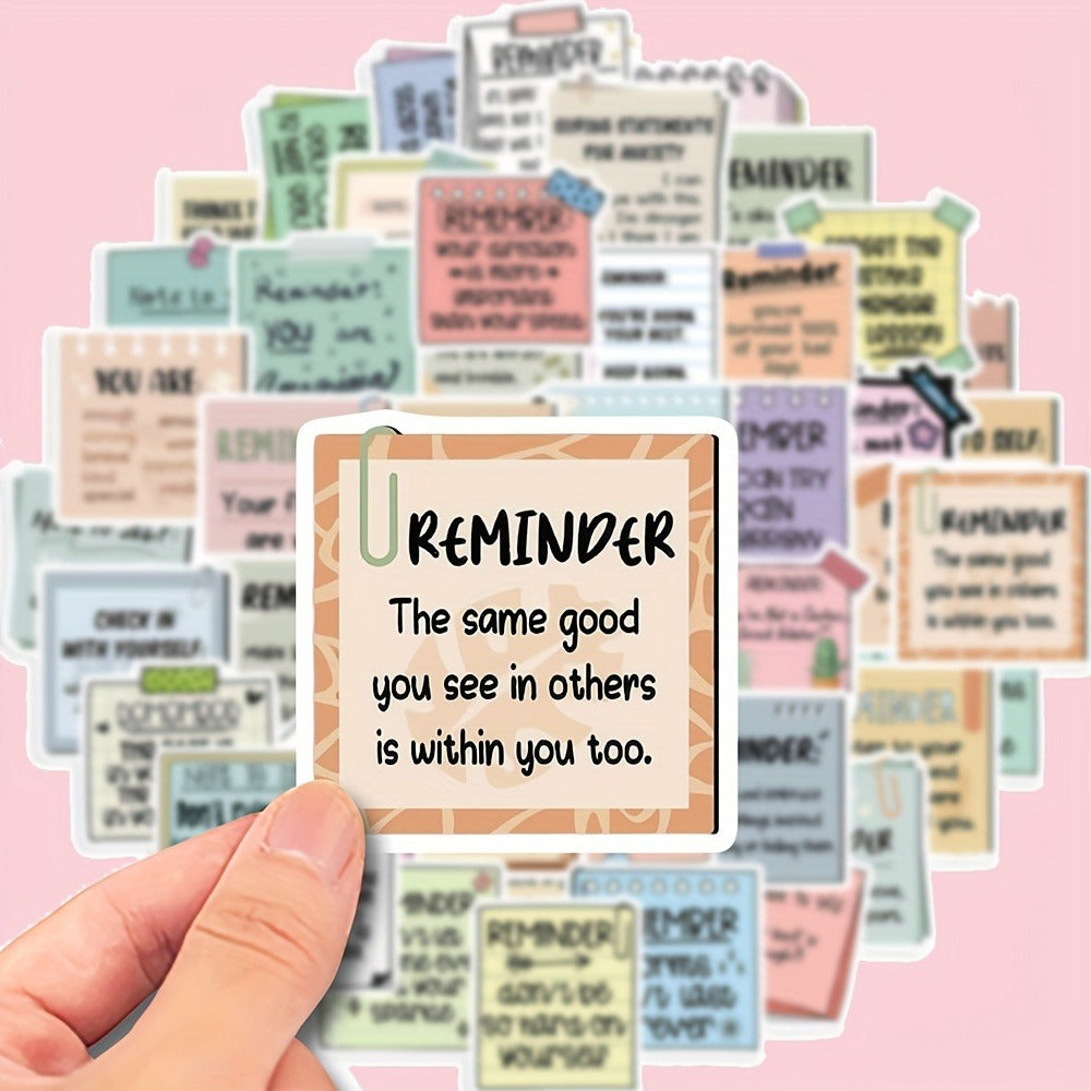 Motivational Stickers for Laptop 150pcs – Reusable Inspirational Vinyl Decals, Self-Affirmation Encouragement Stickers for Water Bottle