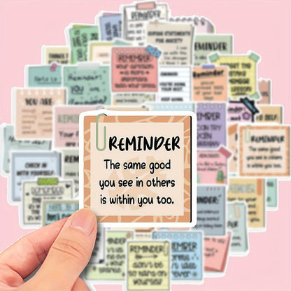 Motivational Stickers for Laptop 150pcs – Reusable Inspirational Vinyl Decals, Self-Affirmation Encouragement Stickers for Water Bottle