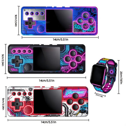 Handheld Game Console and Smart Watch Two-Piece Set with Basic or Deluxe Bundles in Three Console Colors