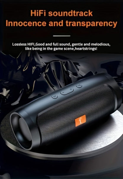 Portable Bluetooth Speaker F117 with 5.2-Channel Listing, Dual Speakers, Subwoofer and RGB Lights