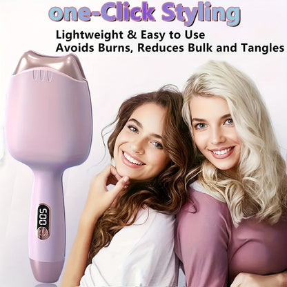 32mm Curling Iron Negative Ion Mini Portable Cat Ears Curler 3-Heat Settings Fast Heating, for Home, Travel and Salon Hair Styling