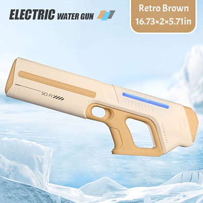 LED Light-Up Electric Water Gun Auto-Fill USB Rechargeable 40Ft Range with the Listed Color, Size or Set Options for Everyday Use