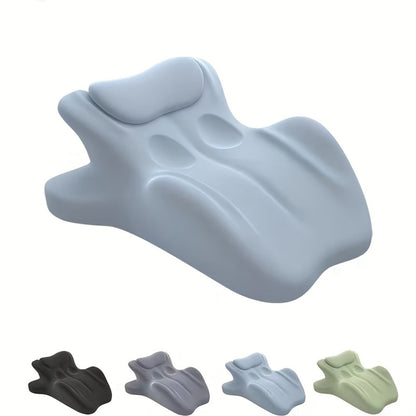 Wedge Pillow for Stomach Sleepers - Memory Foam Support for Cervical, Lumbar & Leg Elevation, Breathable Cover