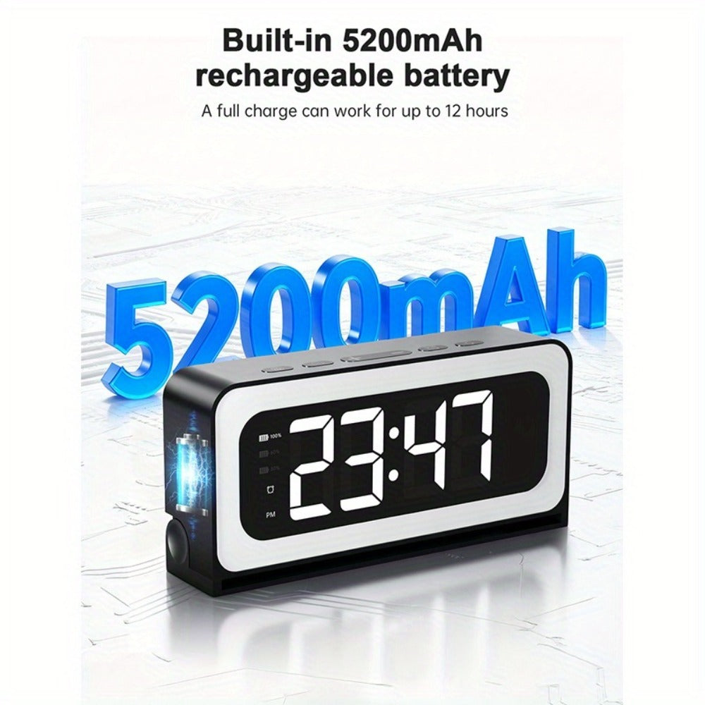 Security Camera 2K Clock-Format Model with Dual-Band WiFi, Color Night Vision, Motion Detection and Two-Way Talk