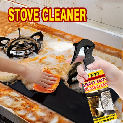 3.38oz Kitchen Grease-Cleaner Spray Bottle with Black Trigger and 15cm Pictured Height for Kitchen Use