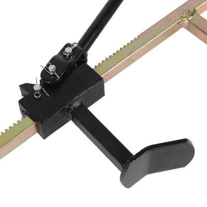 Bead Breaker Tool Heavy-Duty Manual Tire Changer with Safety Guard, Durable Steel Construction Universal Tire Service Equipment for Cars