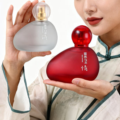 Eau de Toilette Four-Color Fragrance Bottle Selection for Women in Red, Orange, White and Green Styles