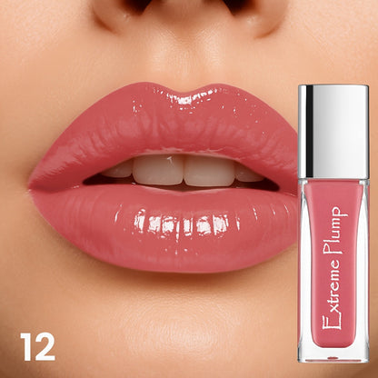 Lip Gloss for Women, Water Gloss Non-Sticky Formula, Sheer Nude Pink Shimmer Tint, Sweatproof Smooth Comfortable Wear