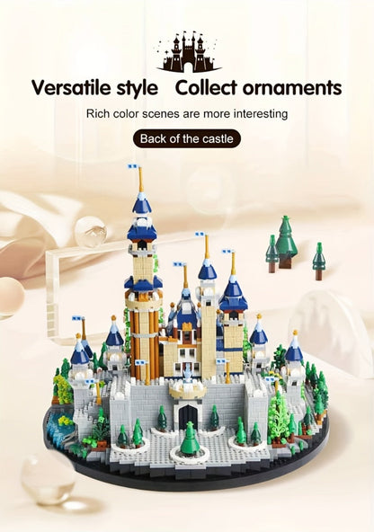 3600PCS Princess Castle Building Blocks Fairytale Palace STEM Micro Brick Architecture Kit for Girls Ages 8+